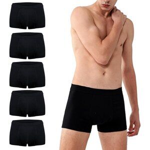 5 pair Incontinence Underwear Men Front Absorbent Protect Boxer Brief Leak Proof